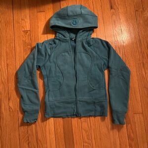 Lululemon Teal Zip-Up Hoodie